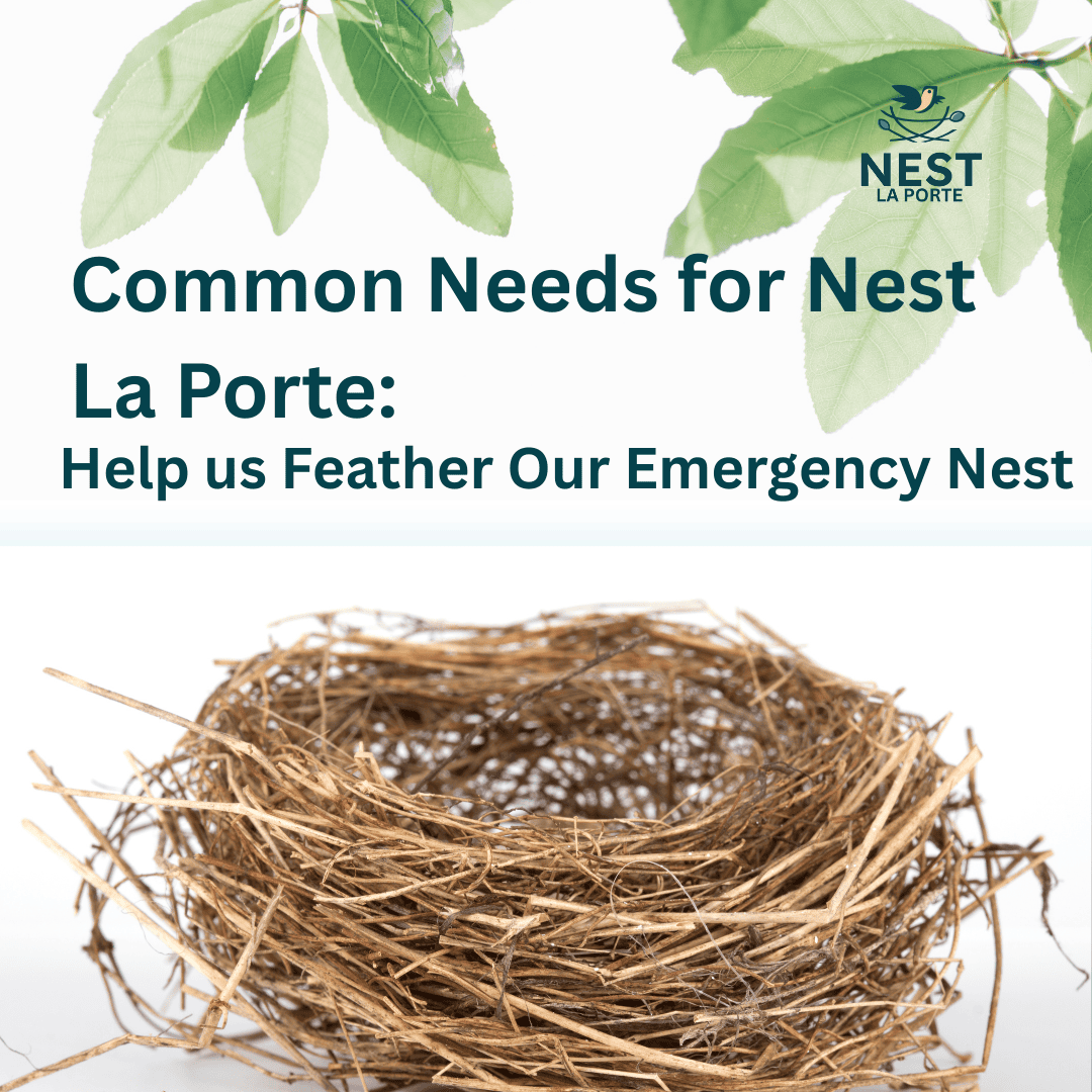 Help us Feather Our Emergency Nest
